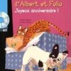 A1 Albert et Folio : Joyeux anniversaire + CD audio MP3 (Eberle