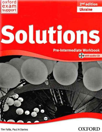 Solutions 2Ed Pre-Intermediate Workbook with Audio CD (Edition for Ukraine)