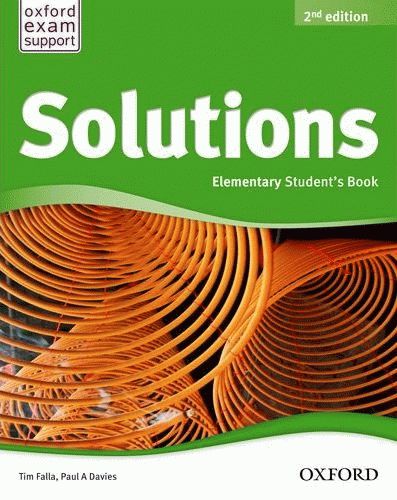 Solutions 2Ed Elementary Student’s Book