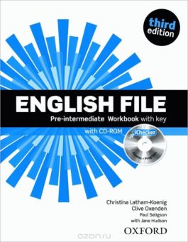English File Pre-Intermediate 3rd Ed Workbook with key and iChecker