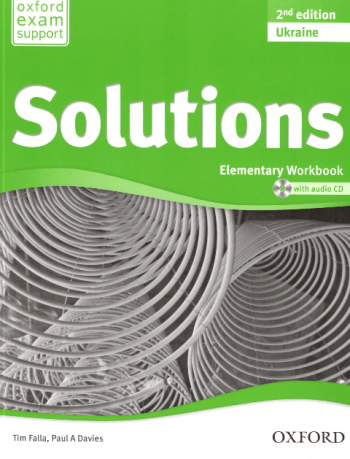 Solutions 2Ed Elementary Workbook with audio CD (Edition for Ukraine)