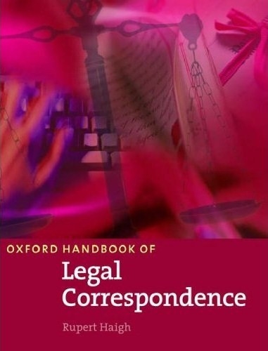 Oxford Handbook of Legal Correspondence Student's Book