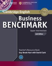 Business Benchmark Upper Intermediate 2nd Edition BULATS and Business Vantage Teacher's Resource Boo