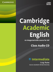 Cambridge Academic English Intermediate Class CD