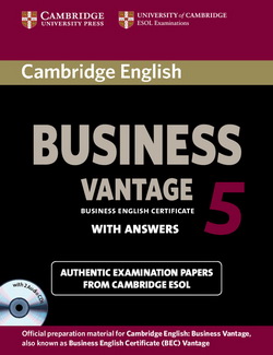 Cambridge English Business 5 Vantage SB + key + Audio CDs