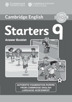 Cambridge English Young Learners 9 Starters Answer Booklet