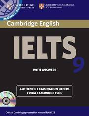 Cambridge IELTS 9 Student's Book + key + Audio CDs