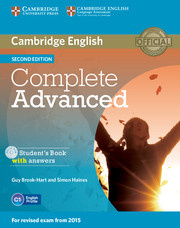 Complete Advanced 2nd Edition Student's Book + key + CD-ROM + Class CDs