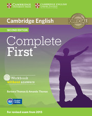 Complete First 2nd Edition Workbook without key + Audio CD