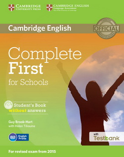 Complete First for Schools SB w/o key + CD-ROM + Testbank