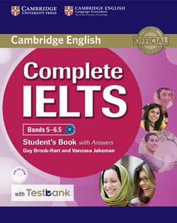 Complete IELTS Bands 5-6.5 SB + key + CD-ROM + Testbank