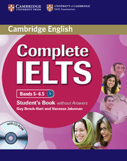 Complete IELTS Bands 5-6.5 Student’s Book without key + CD-ROM