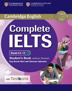 Complete IELTS Bands 6.5-7.5 SB w/o key + CD-ROM + Testbank
