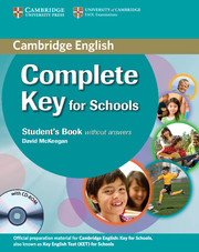 Complete Key for Schools Student's Pack (Student's Book without key + CD-ROM
