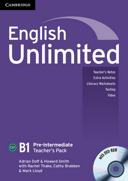 English Unlimited Pre-Intermediate Teacher’s Pack + DVD-ROM