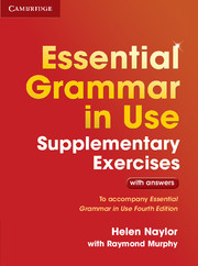 Essential Grammar in Use 4th Edition Supplementary Exercises + key
