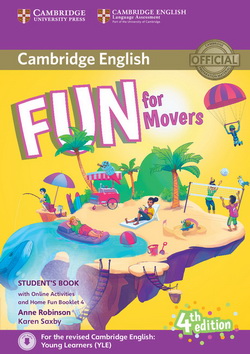 Fun for Movers 4th Edition SB + Downloadable Audio + Online Activities + Home Fun Booklet