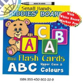 Small Hands Kiddies Board ABC Upper Case & Colours (with white board marker pen inside)