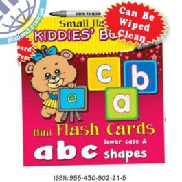 Small Hands Kiddies Board abc lower case & shapes (with white board marker pen inside)