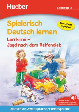 Lernkrimi – Jagd nach dem Reifendieb. Buch mit MP3-Download