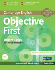 Objective First 4th Edition SB w/o key + CD-ROM