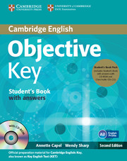 Objective Key 2nd Edition Student's Book + key + CD-ROM + Class Audio CDs