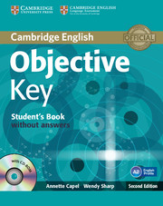 Objective Key 2nd Edition Student's Book without key + CD-ROM