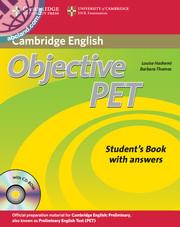 Objective PET Student's Book + key + CD-ROM + Audio CD
