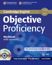 Objective Proficiency 2nd Edition Workbook + key + Audio CD
