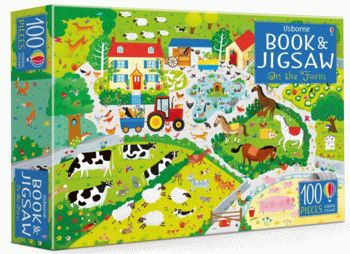 An Usborne Jigsaw with a Picture Book: On the Farm