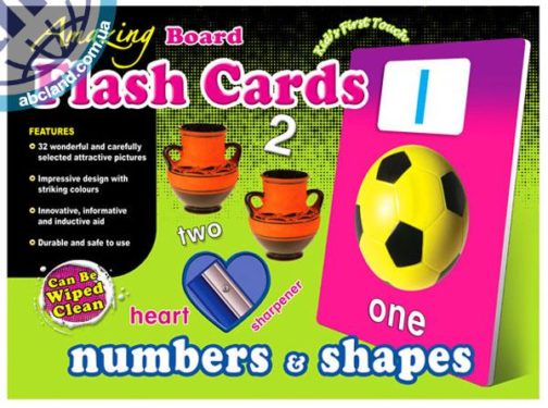 Набір наглядник карток Amazing Board Medium Flash Cards Numbers and Shapes