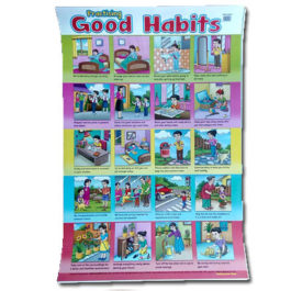 Плакат Education Charts Good Habits ISBN 978-983-145-829-7