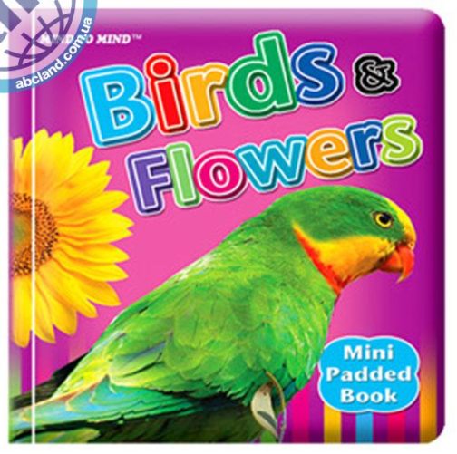 Підручник Mini Padded Books Birds & Flowers