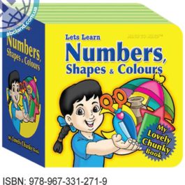 Підручник My Lovely Chunky Books (Eva Foam) Numbers, Shapes and Colours