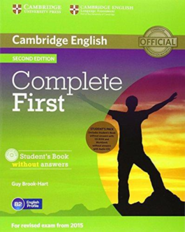 Complete First 2nd Edition Student’s Pack (SB w/o key + CD-ROM,WB w/o key + Audio CD)